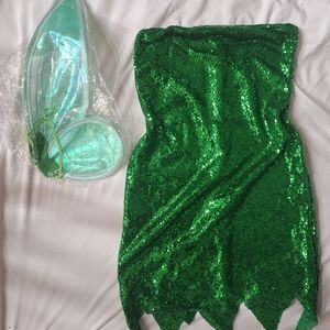 Green Sequin Fairy Costume